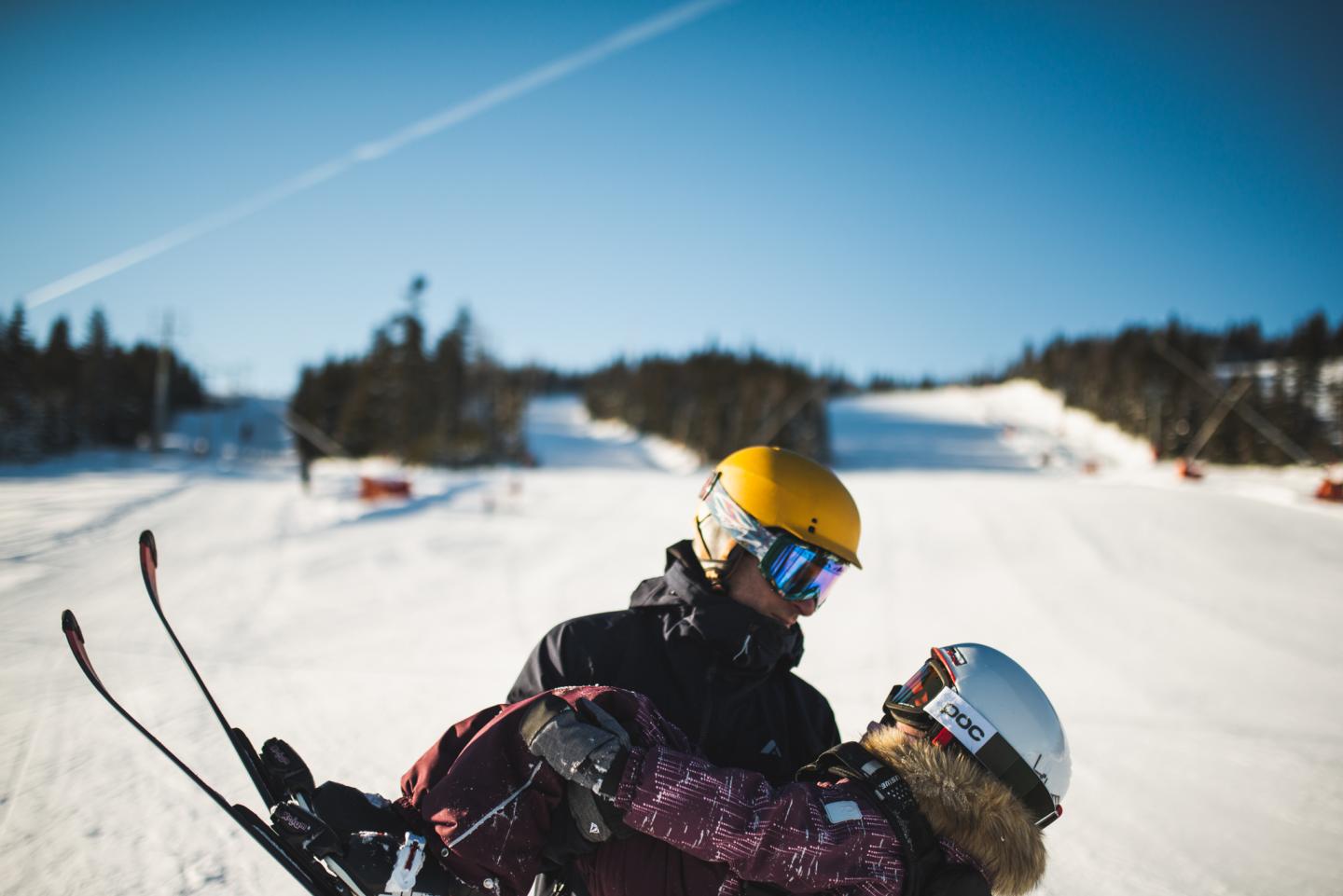 Ski en famille au Massif de Charlevoix