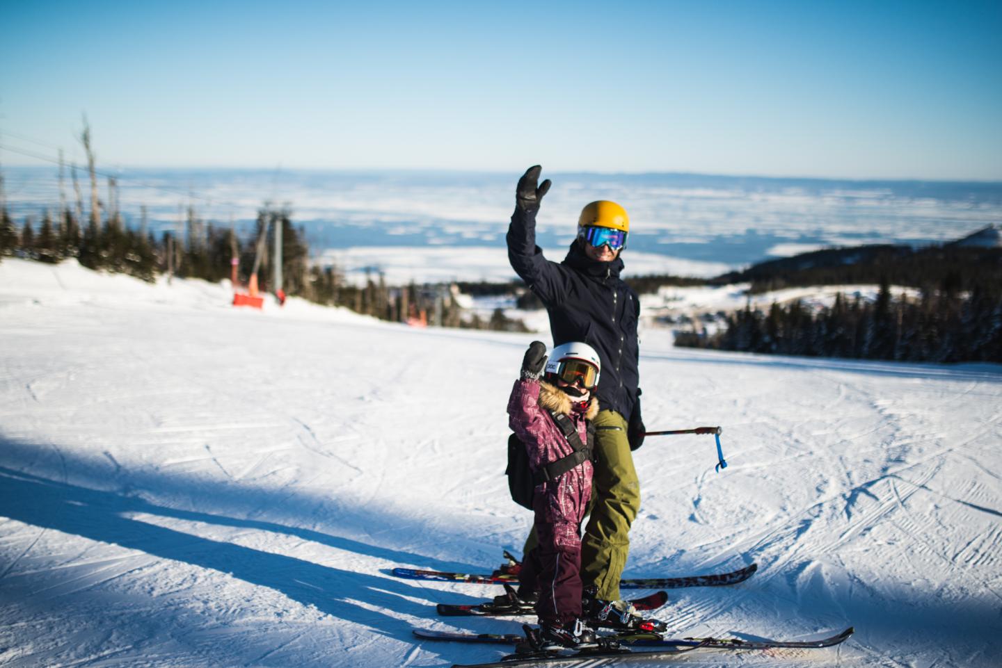 Ski en famille au Massif