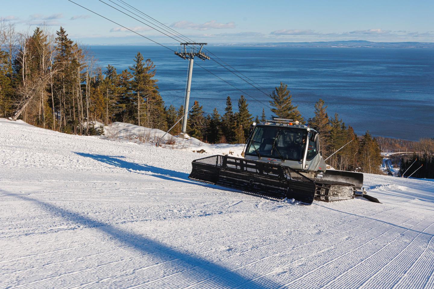 Dameuse au Massif de Charlevoix