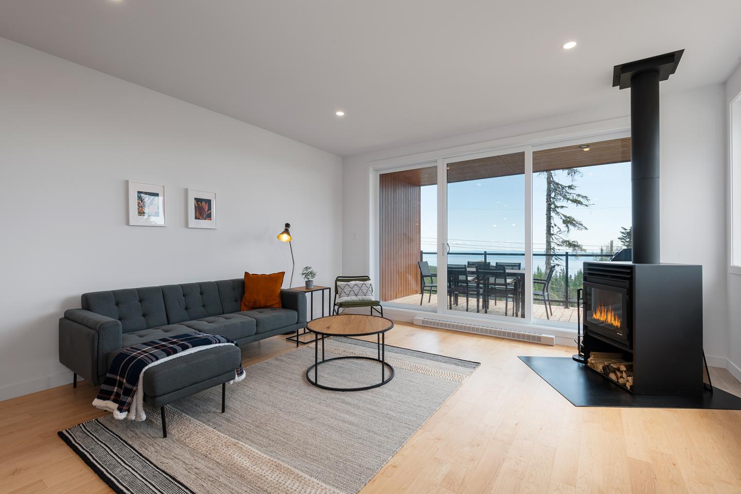 Chalet forêt jumelé 13B été