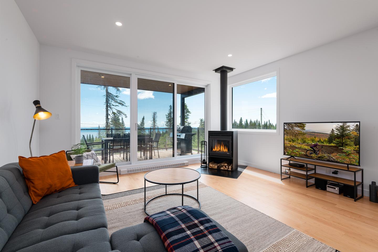 Chalet forêt jumelé 13B été