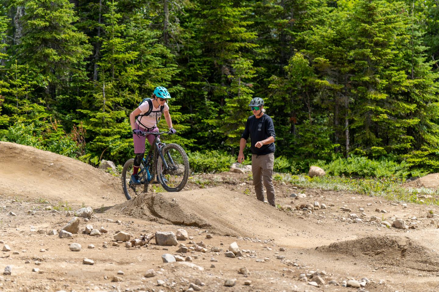 Clinique Bikeskills au Massif de Charleviox