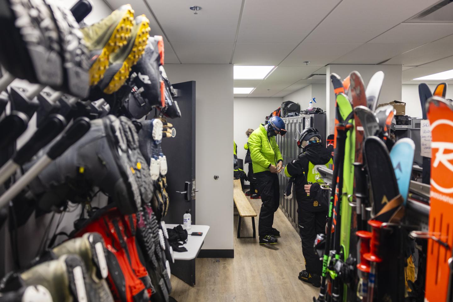 Moniteurs de glisse au Massif de Charlevoix 