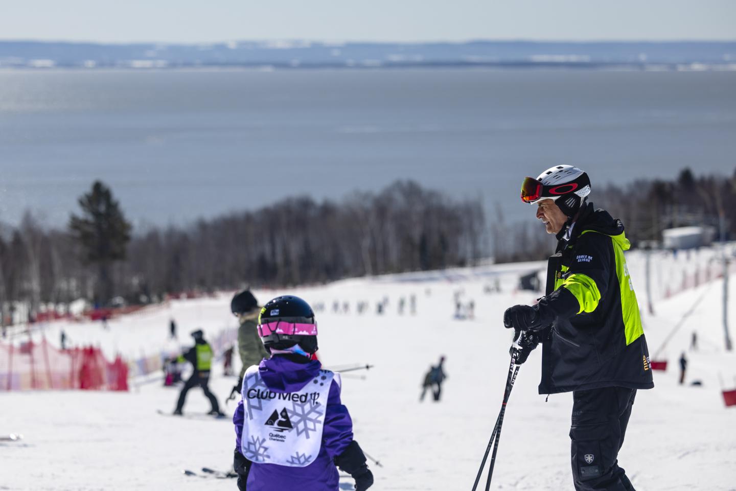 Moniteurs de glisse au Massif de Charlevoix 