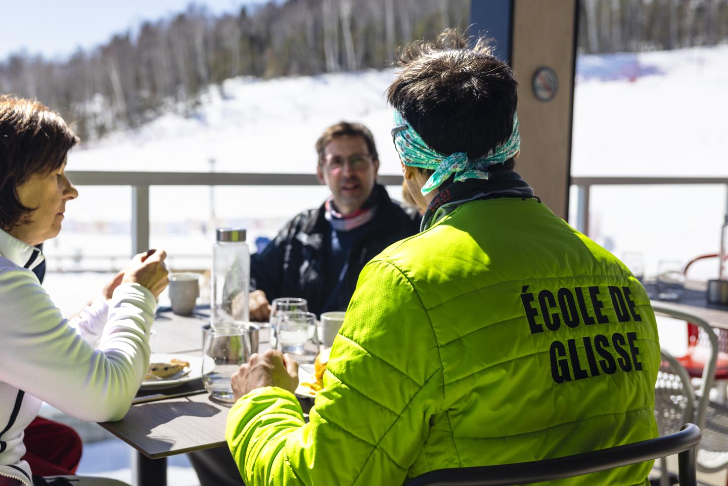 Moniteurs de glisse au Massif de Charlevoix