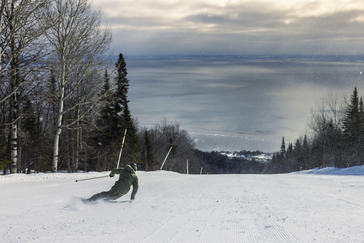 Ski au Massif de Charlevoix
