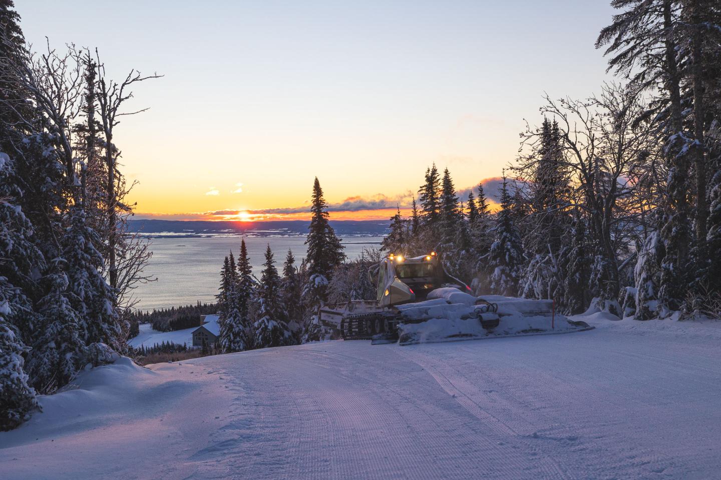 Dameuse au Massif de Charlevoix