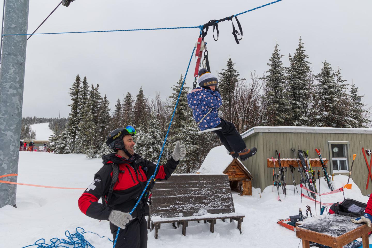 La relâche au Massif de Charlevoix
