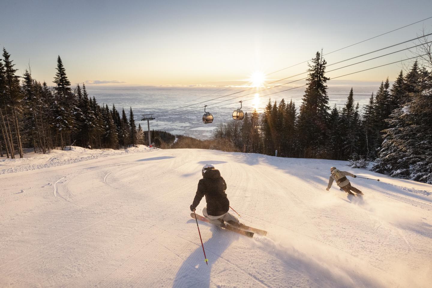 Ski au Massif de Charlevoix