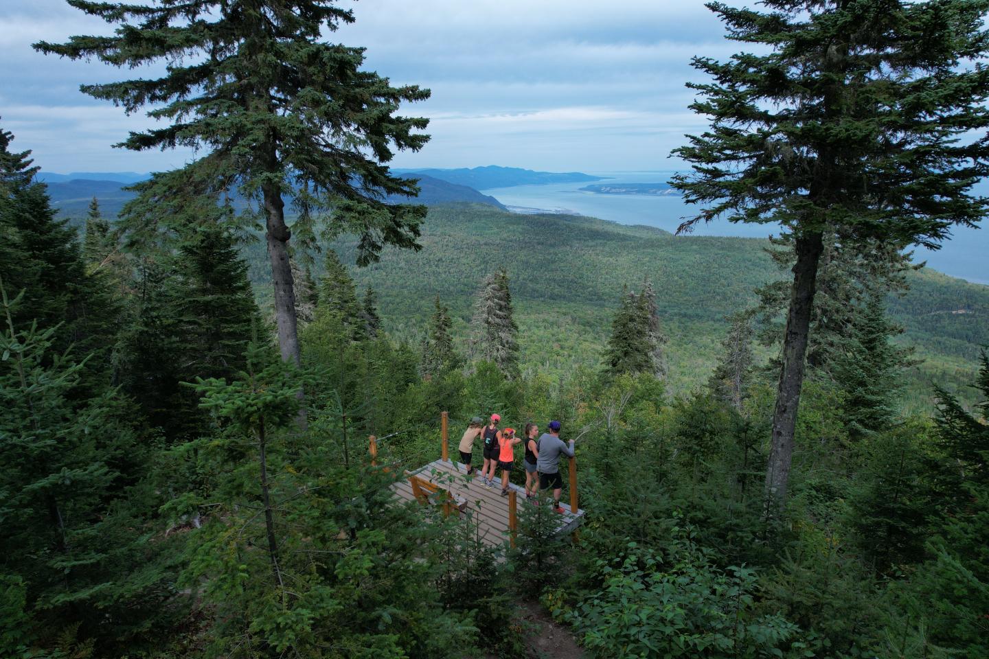 Randonnée pédestre au Massif de Charlevoix