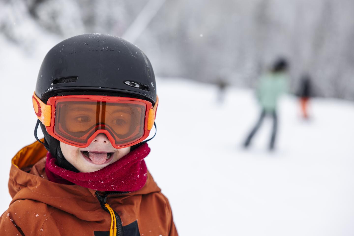 Enfants au Massif de Charlevoix