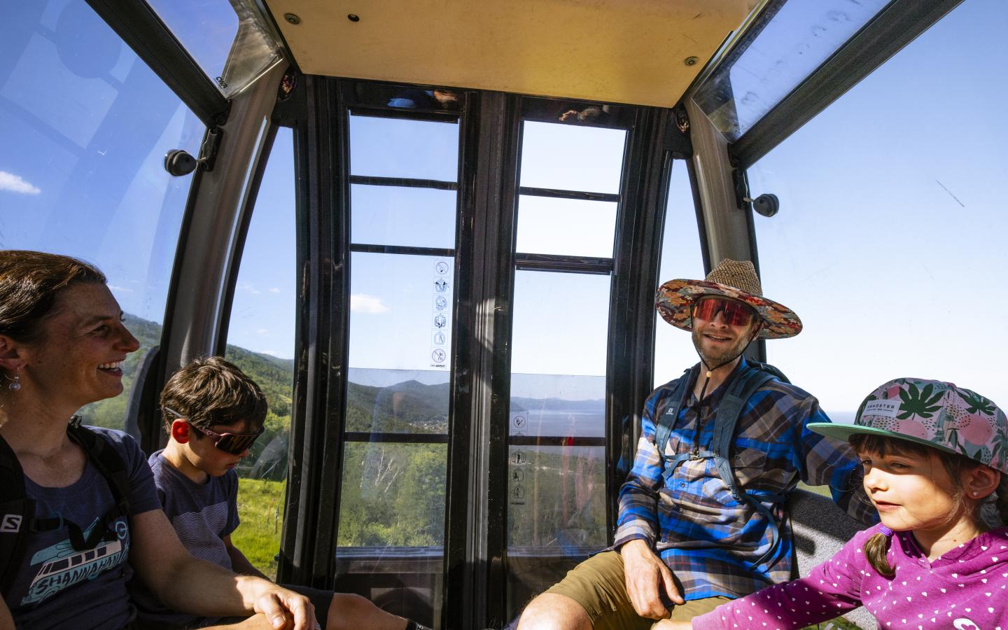 Balade en télécabine au Massif de Charlevoix