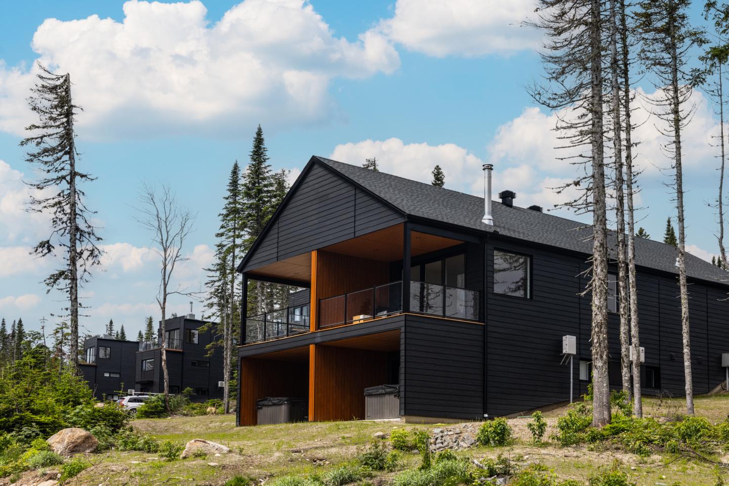 Hébergement en été au Massif de Charlevoix