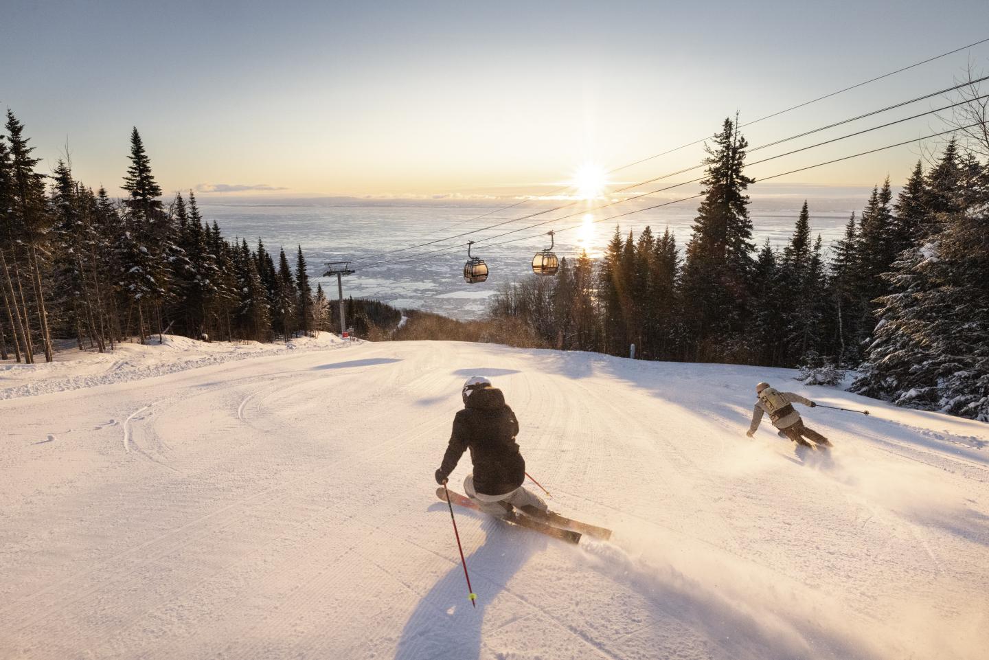 Ski au Massif de Charlevoix
