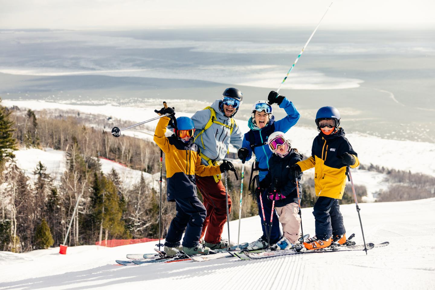 famille ski
