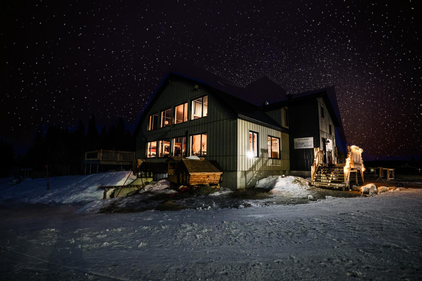 Camp Boule restaurant Le Massif de Charlevoix