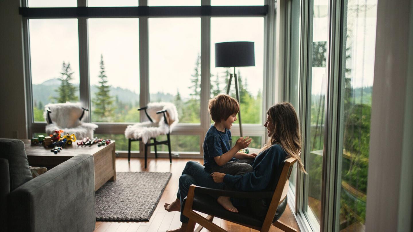 Hébergement famille mère fils