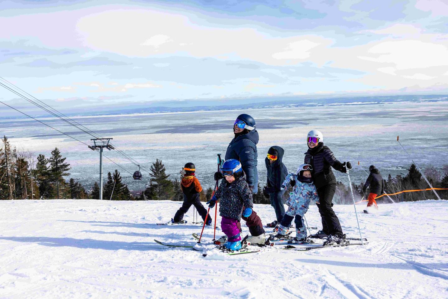 Famille ski