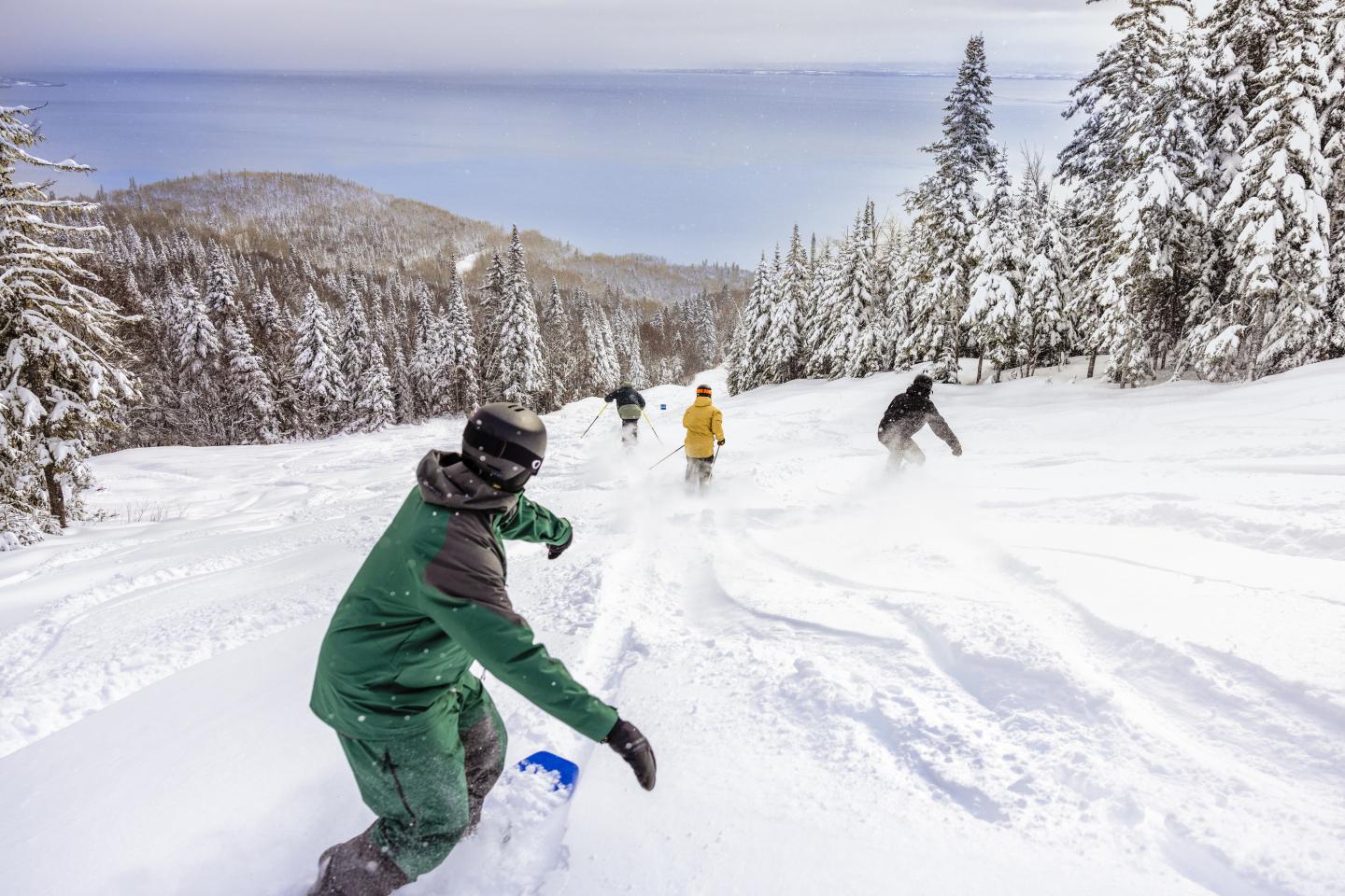 Ski au Massif de Charlevoix