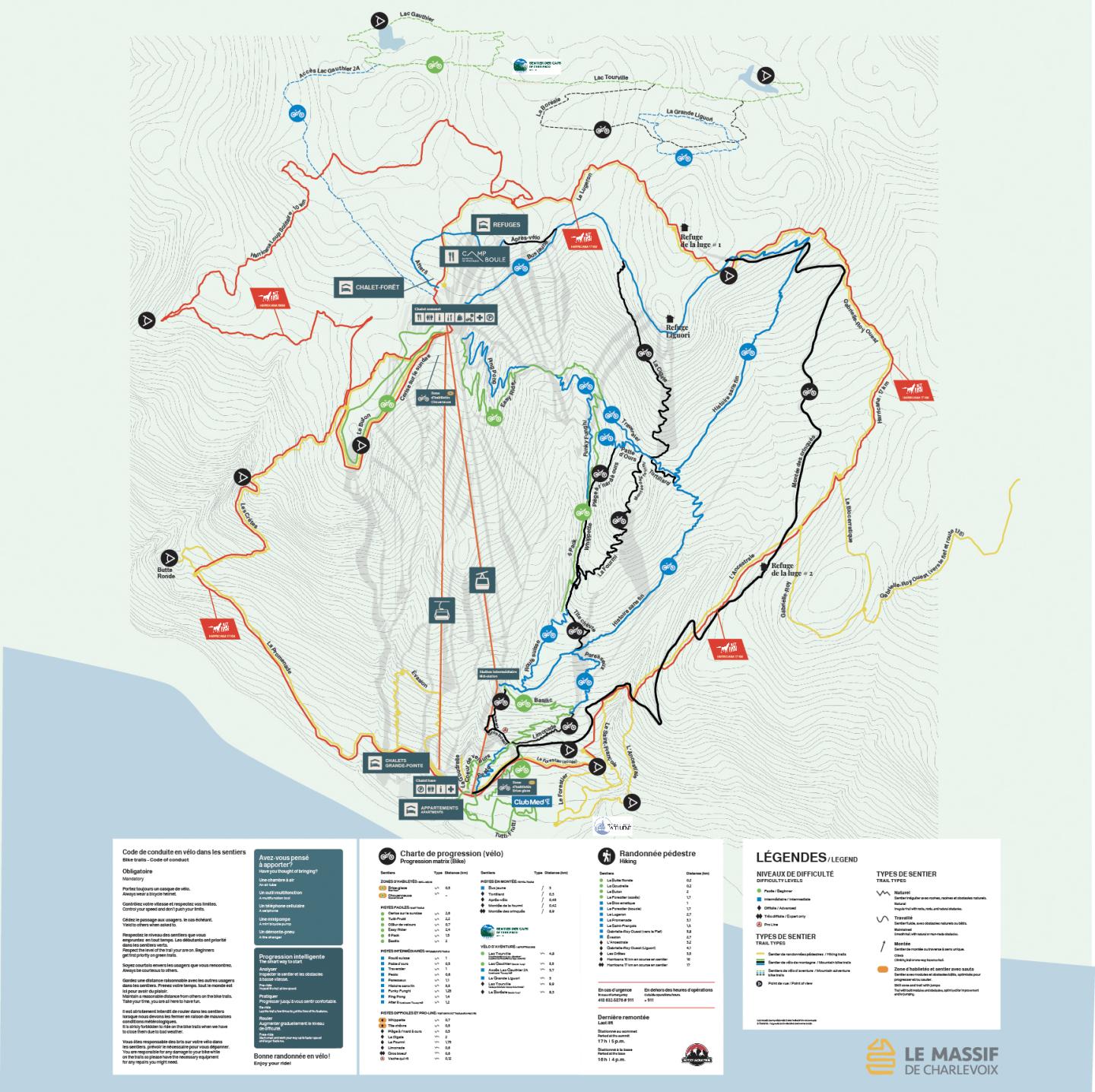 Carte pistes Mix été 2024