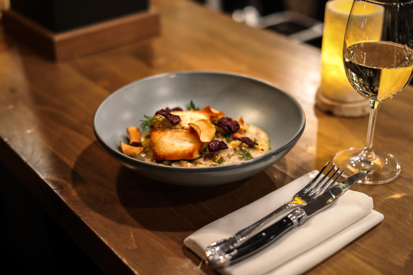 repas soir camp boule